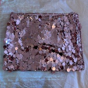 Sequin Pink Skirt